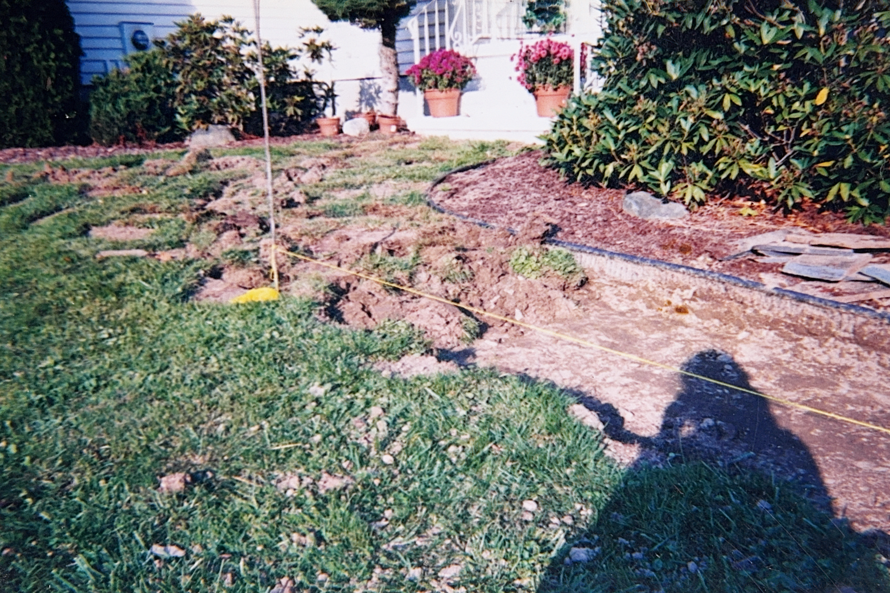 Before walkway repair in Bridgeport CT